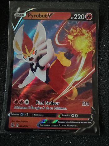 Carte Pokémon pyrobut 043/264