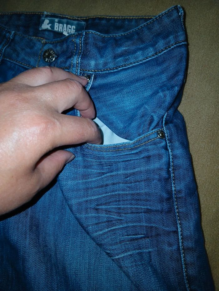 Pantacourt en jean H&M taille 14 ans - photo numéro 4
