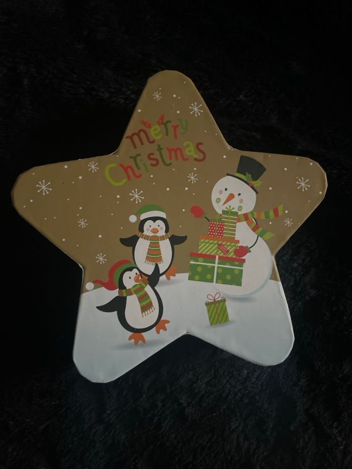 Boîte étoile de Noël