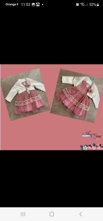 Robe avec gilet taille 1 ans