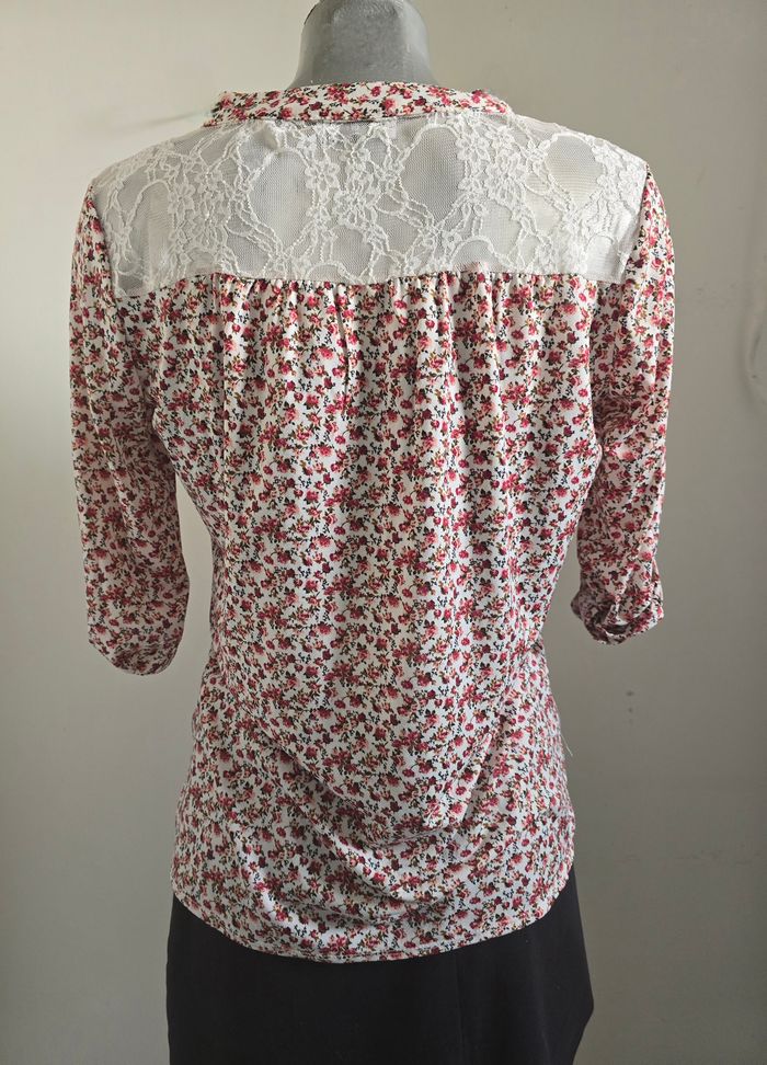 📌 Blouse fluide et dentelle Cache Cache - photo numéro 3