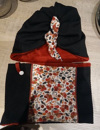 Bonnet et tour de cou creatrice 