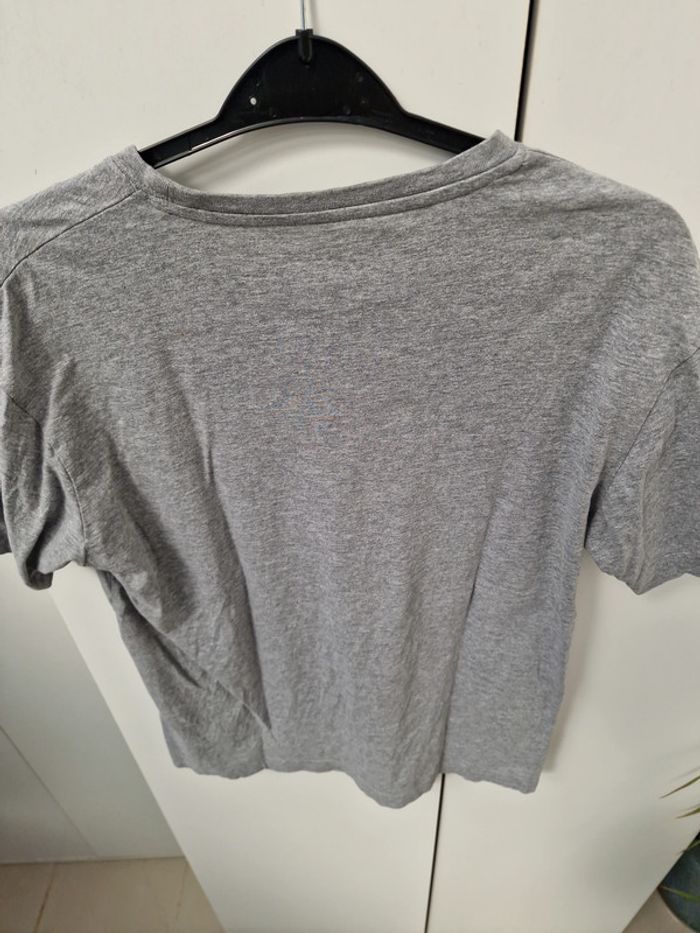 T-Shirt Gris Moucheté - photo numéro 4