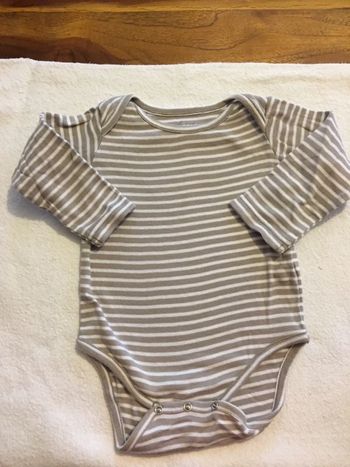 Body manches longues 12 mois