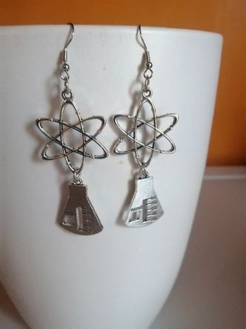 🌸Boucles d'oreilles argentées  étoiles originales 🌸