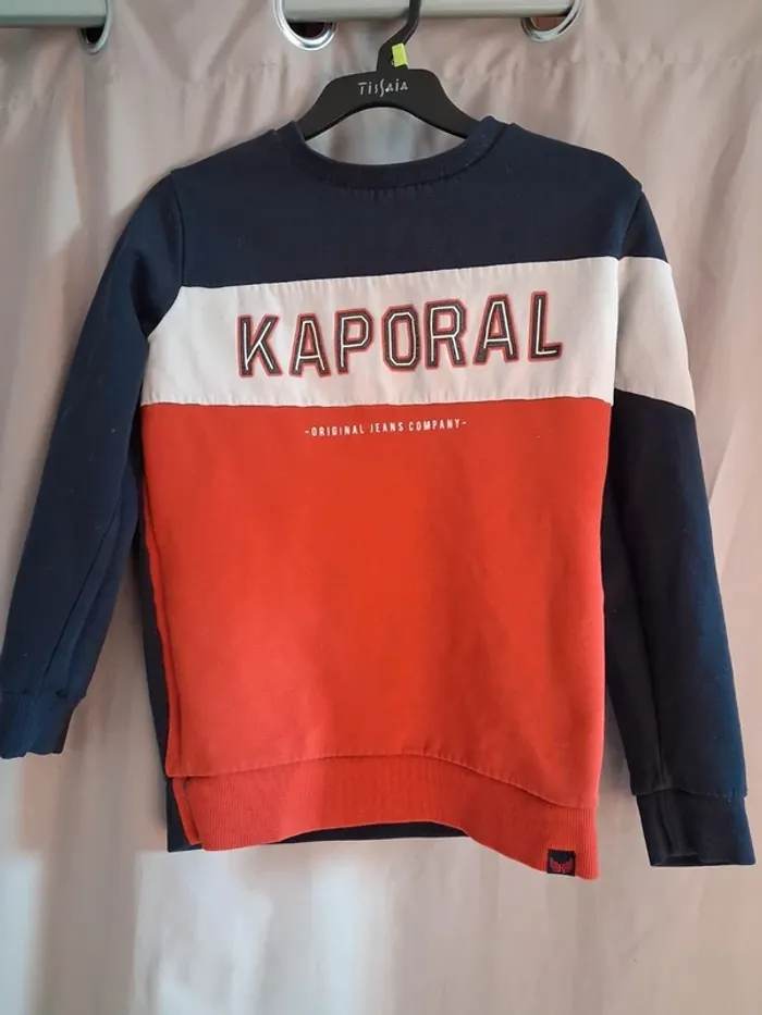 Sweat Kaporal 14 ans Bleu/Blanc/Rouge