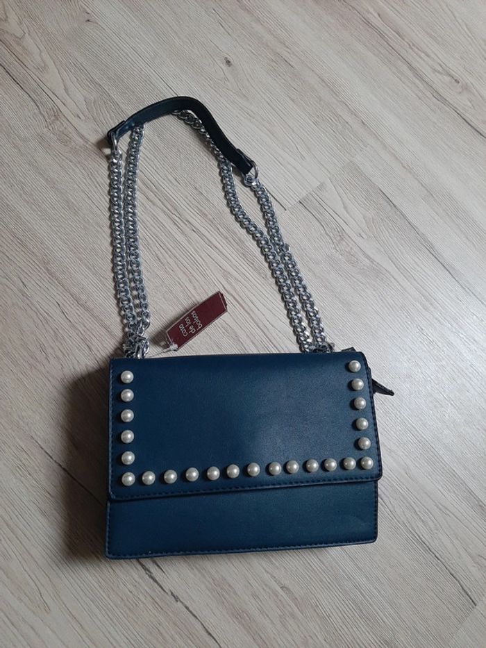 Sac à main bleu marine