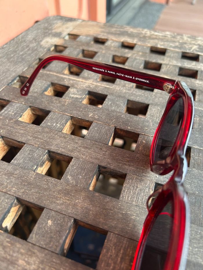 Lunettes de soleil Jimmy Fairly X Le Jura rouge Aristide - photo numéro 3