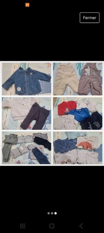 Lot vetements garçon