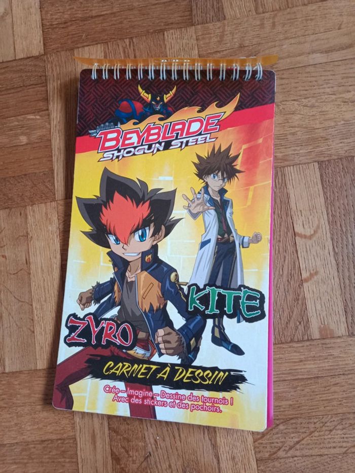 Carnet de dessin Beyblade 🌞