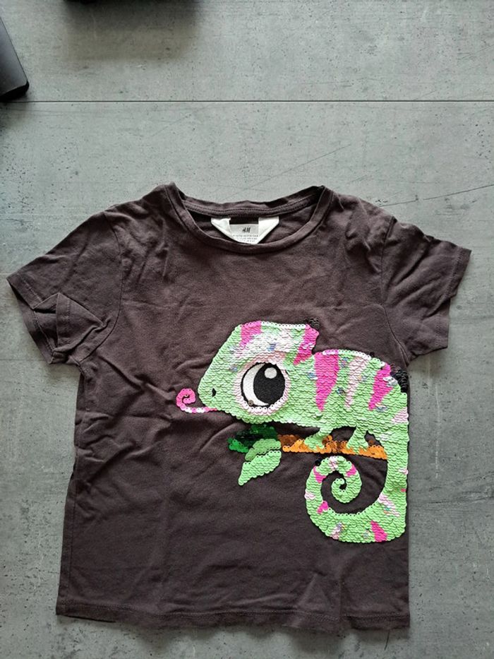 Lot de 4 tee-shirts H&M 4/6ans - photo numéro 2