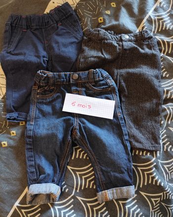 Lot n°6 garçon 6 mois