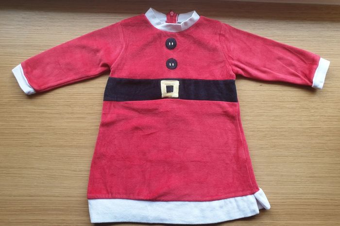 Chemise de nuit robe de Noël 2 ans