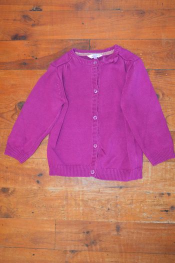 Gilet fuschia Kidkanai 3 ans