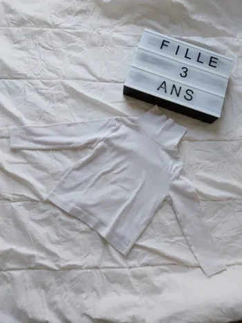 Sous-pull fille 3 ans Kiabi
