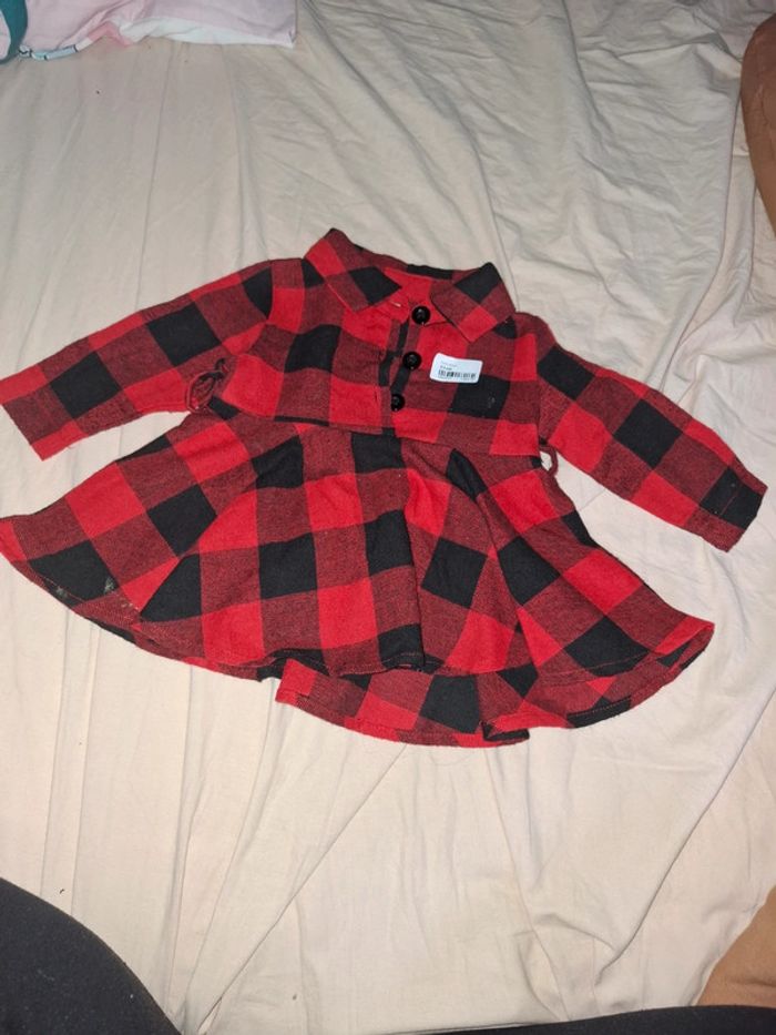 Robe longue manche