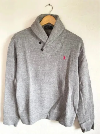 Pull gris Ralph Lauren taille S