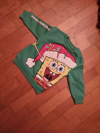 Pull bob l'éponge 2/3 ans