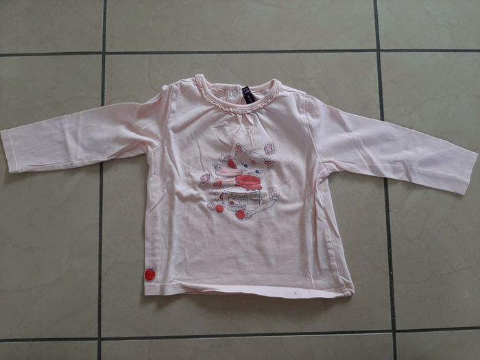 Lot de 4 tee shirts manches longues fille 18 mois - photo numéro 2