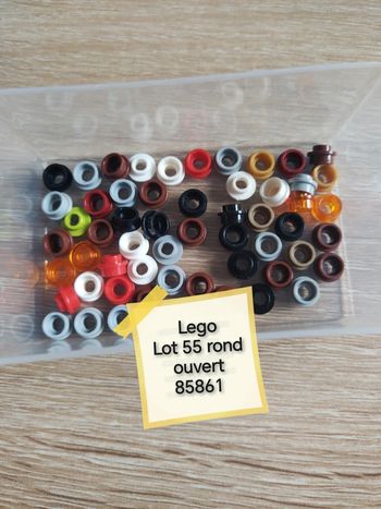 Lego lot 55 ronds ouvert 85861