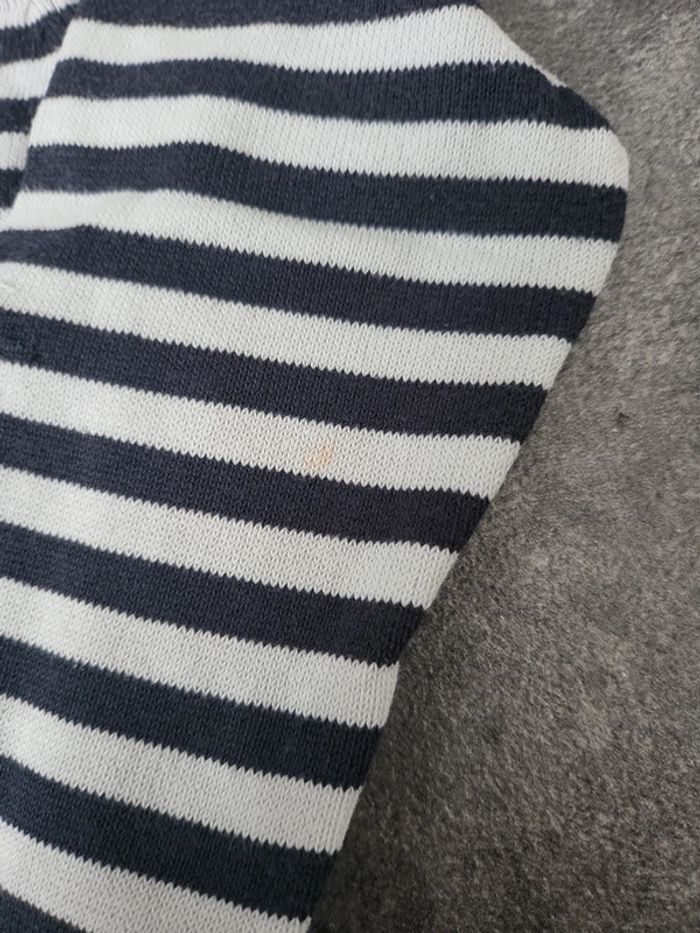 Pull fin marinière fille 5 ans okaidi très bon état - photo numéro 6