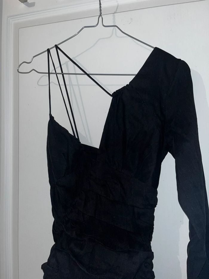 Robe asymétrique noire, taille XS - photo numéro 2