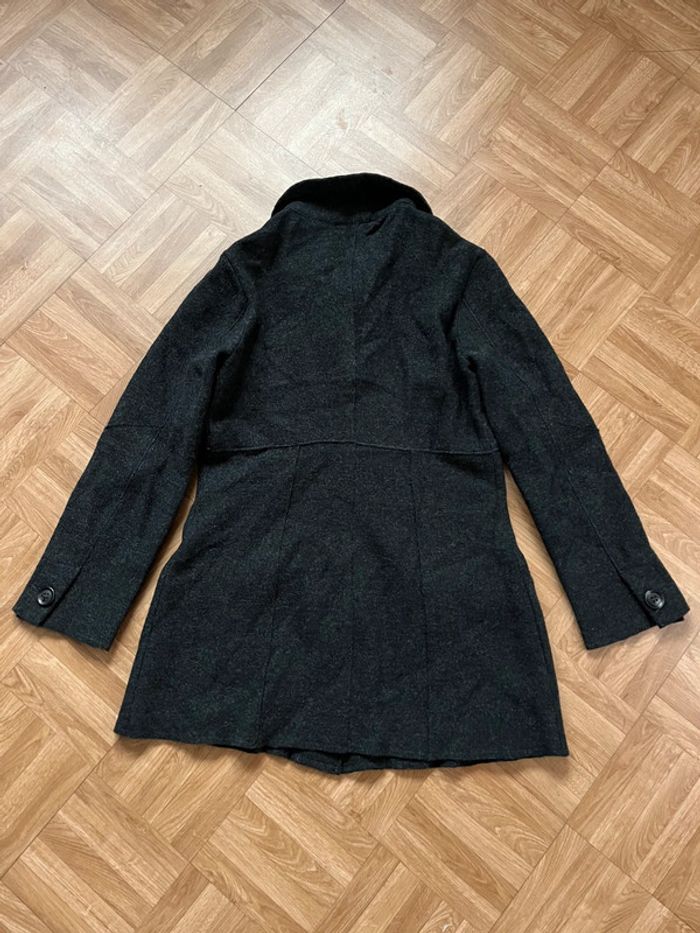 Manteau long 100% en laine noir New Man - photo numéro 7