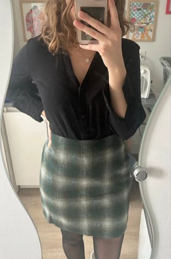Jupe tartan verte