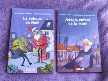 Lot 2 livres j aime lire 7ans tomes 72 joseph enfant de la mine Gwenaëlle boulet et tome 73 la voleuse de noel Anne laure bondoux