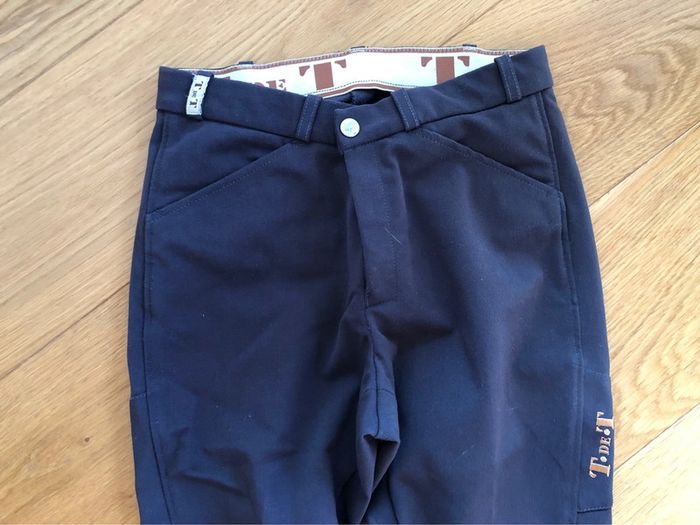 Pantalon équitation T de T gris foncé taille 36 - photo numéro 2