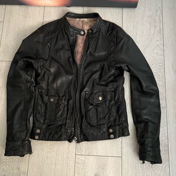 Veste en cuir maje M