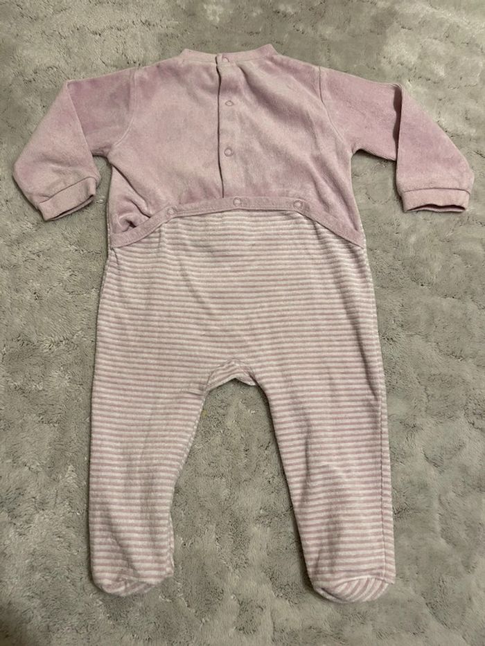 Pyjama velours - Baby by Gemo - 9 mois - photo numéro 2