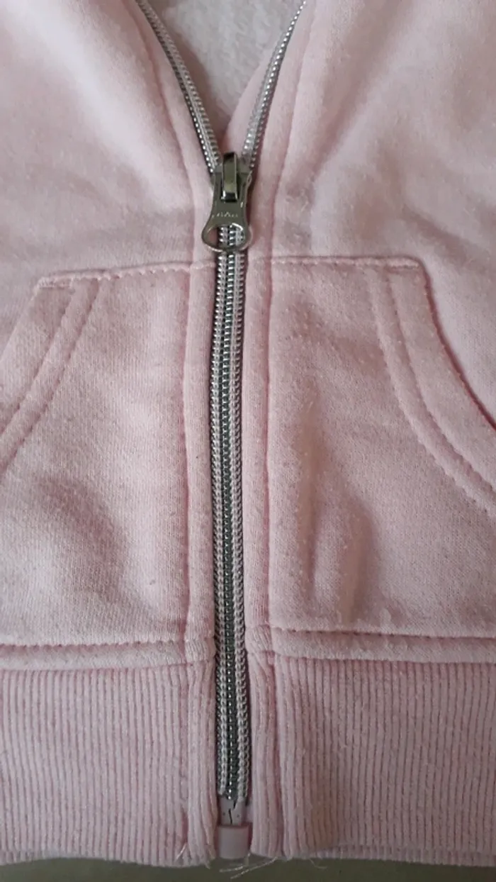 Gilet zippé à capuche 6-9 Mois - photo numéro 3