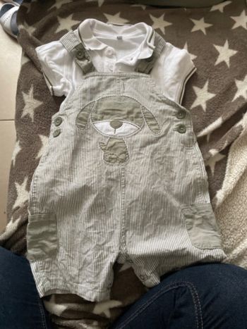 Salopette short