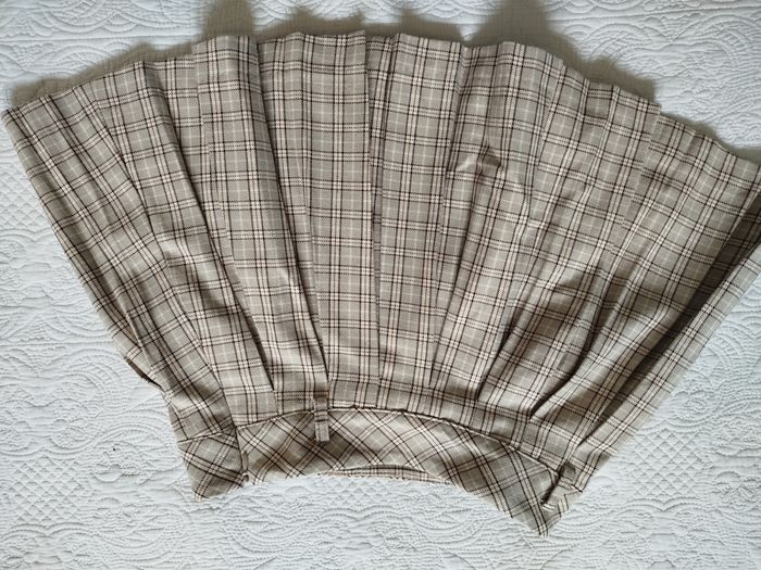 Jupe enfant 11 12 ans 152 cm style écossais marron Zara - photo numéro 2