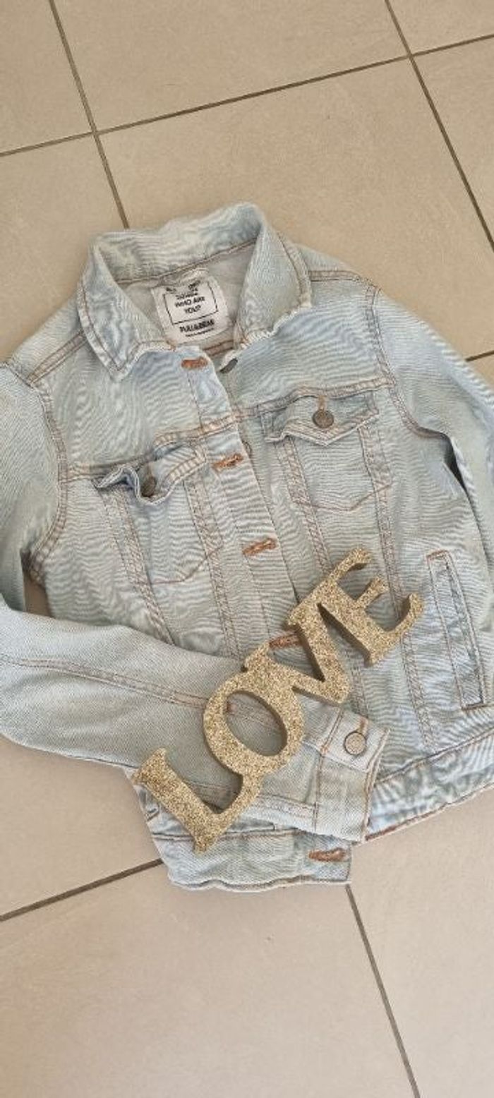 Veste jean bleu