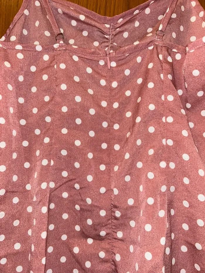 Robe rose à motif - photo numéro 4