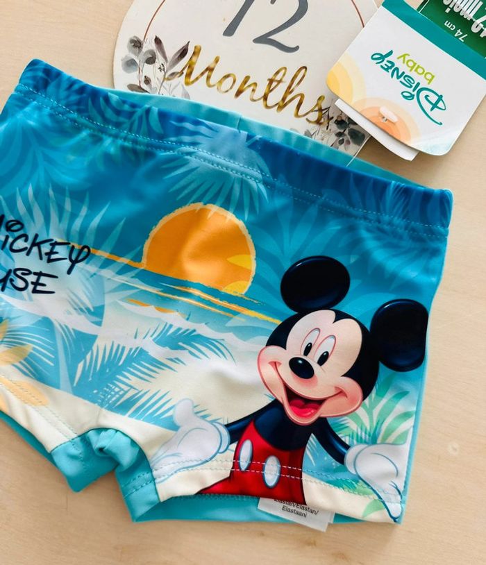 Maillot de bain Mickey 12 mois 74 cm - photo numéro 5