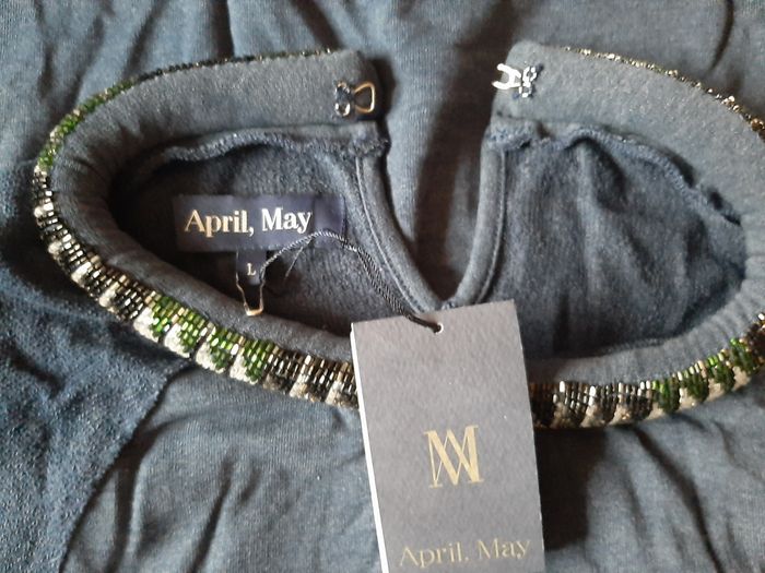APRIL MAY - Robe col Perles et Strass TL - photo numéro 5