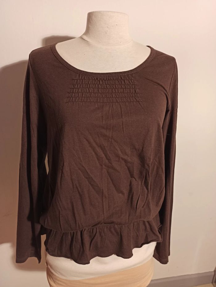 Haut manche longue marron