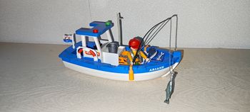 Playmobil, bâteau de pêche 