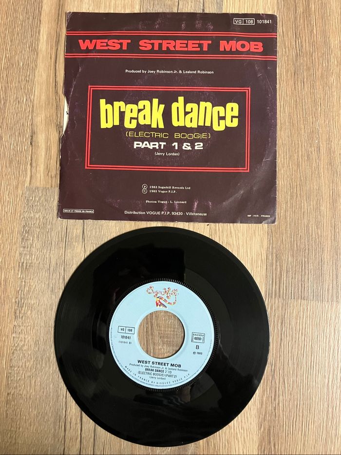 Vinyle 45 tours-West street mob-Break Dance - photo numéro 2