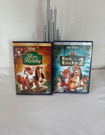 • Dvd Disney numéroté ~ Rox et Rouky (29) & Rox et Rouky 2 (89) •
