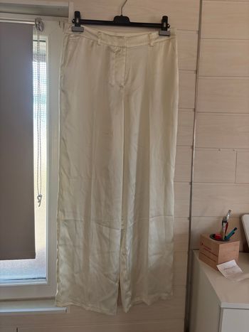 Pantalon effet satiné 