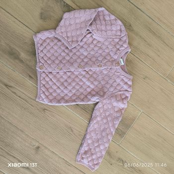 Gilet rose poudré H/M