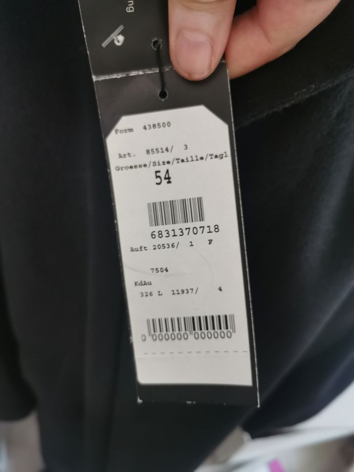 Manteau long noir 54 odermark - photo numéro 4