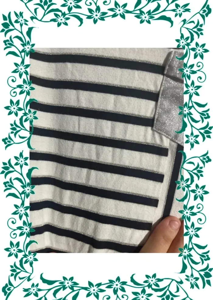 Robe marinière brillante 10 ans - photo numéro 5