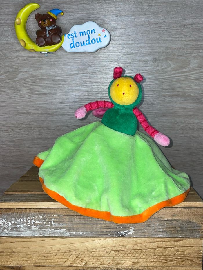 MR232 doudou abeille 🐝 Moulin Roty réversible