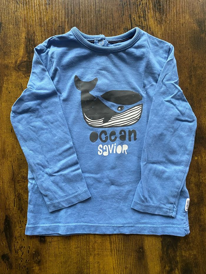 T-shirt bleu - photo numéro 2