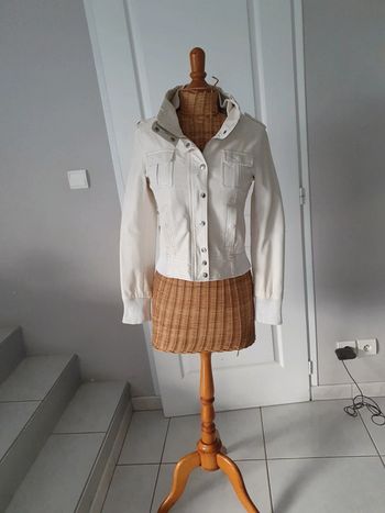 Veste simili cuir femme taille s